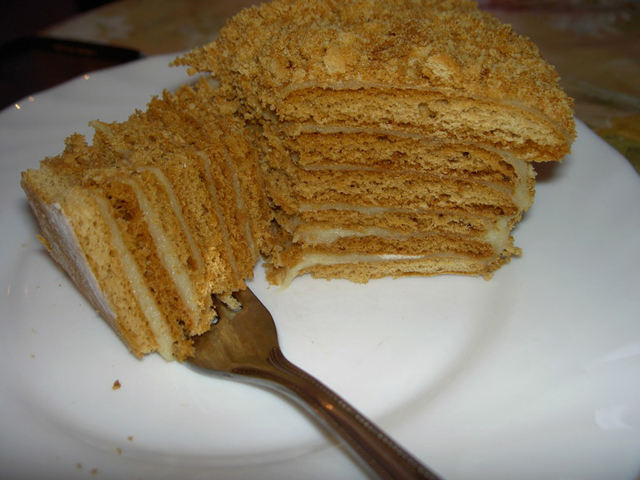 Торт с медом