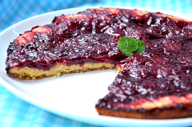 рецепт из клюквы пирога